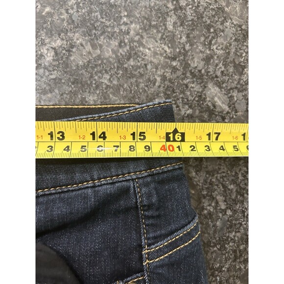 Democracy Ab Technology Skinny Jeans Womens Size 10 Mid Rise Dark Wash Slimming - Picture 7 of 8